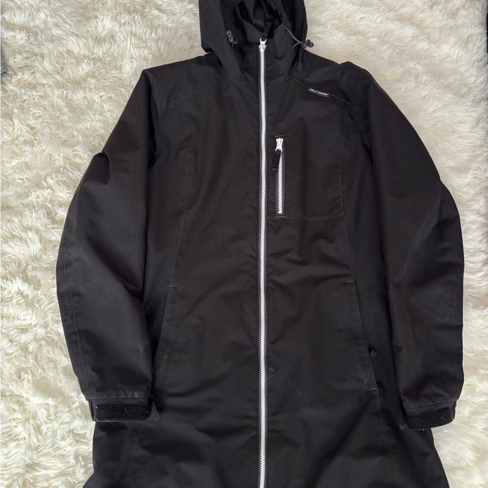 Helly Hansen Black Ski Jacket with Hood